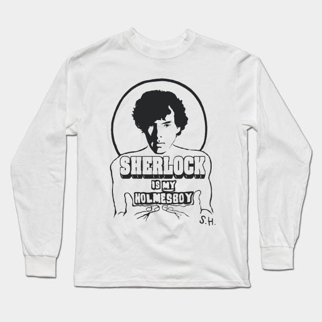 Sherlock is my Holmesboy Long Sleeve T-Shirt by toruandmidori